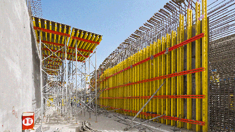 Construction of GSE tunnel linking ramp and cargo facilities