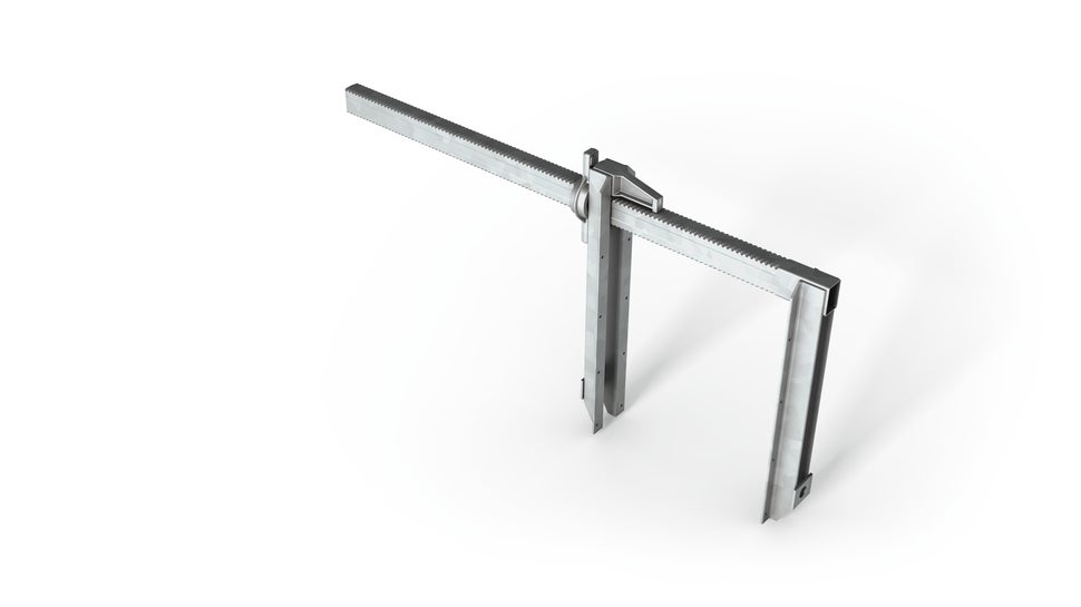 Die Schalzwinge lässt sich dank robuster Beschaffenheit und verschiedener Klemmweiten vielseitig einsetzen<br/>