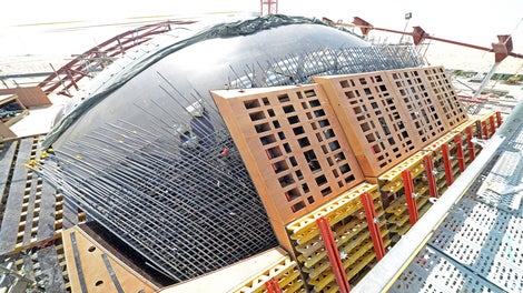 Customized box-outs offered for this special structure of the main Dome