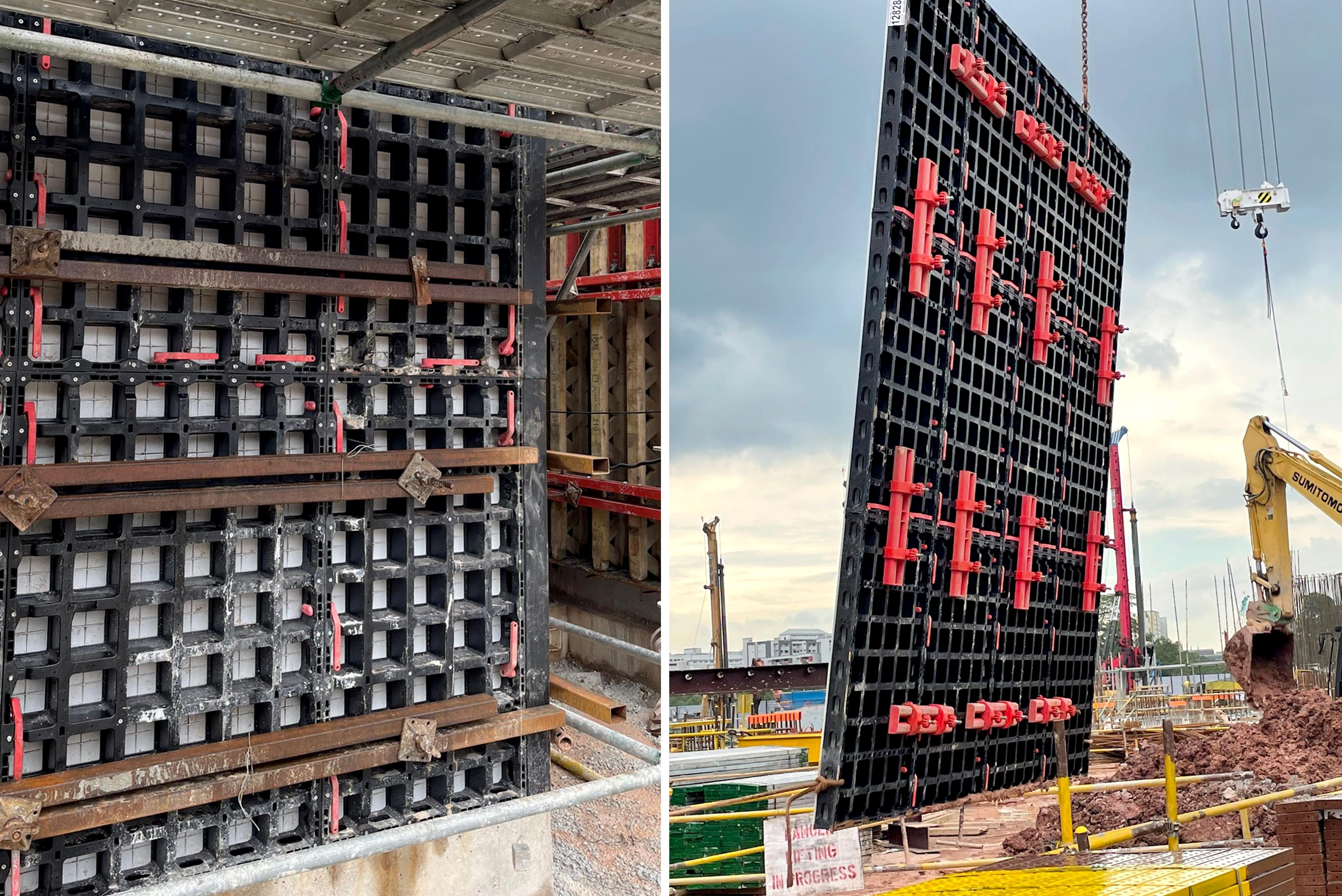 DUO reduces noise during assembly as its connections are tool-free, removing the need for hammering or knocking