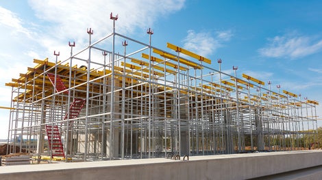  Объемные леса KUB ST для возведения высоких перекрытий 