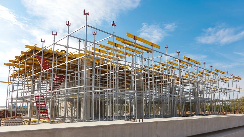  Объемные леса KUB ST для возведения высоких перекрытий 