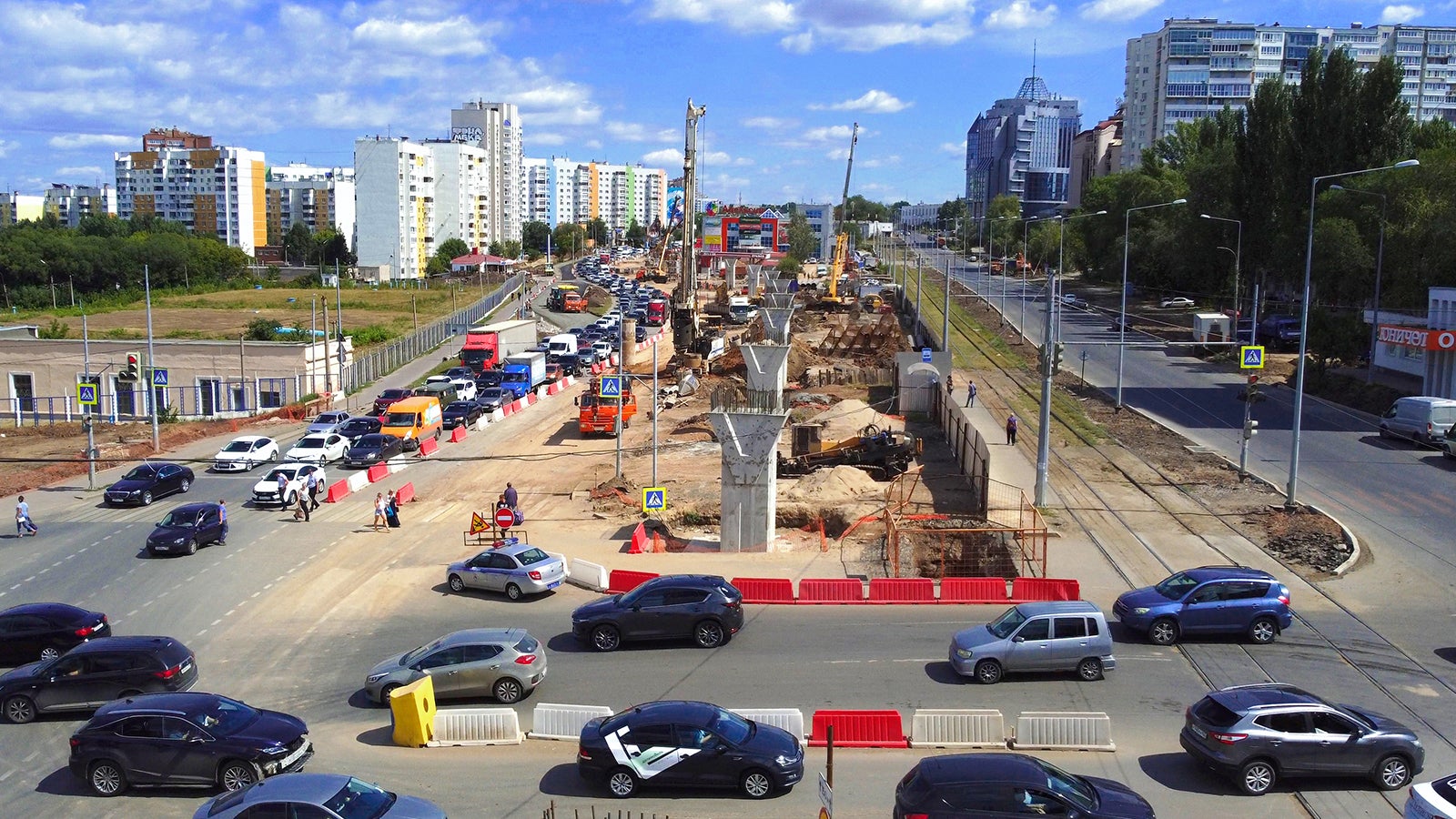 Двухуровневая развязка г. Самара