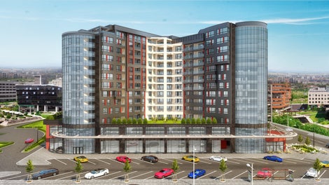 При проектирането е заложено на модерна визия, която да отличава сградата в архитектурно отношение