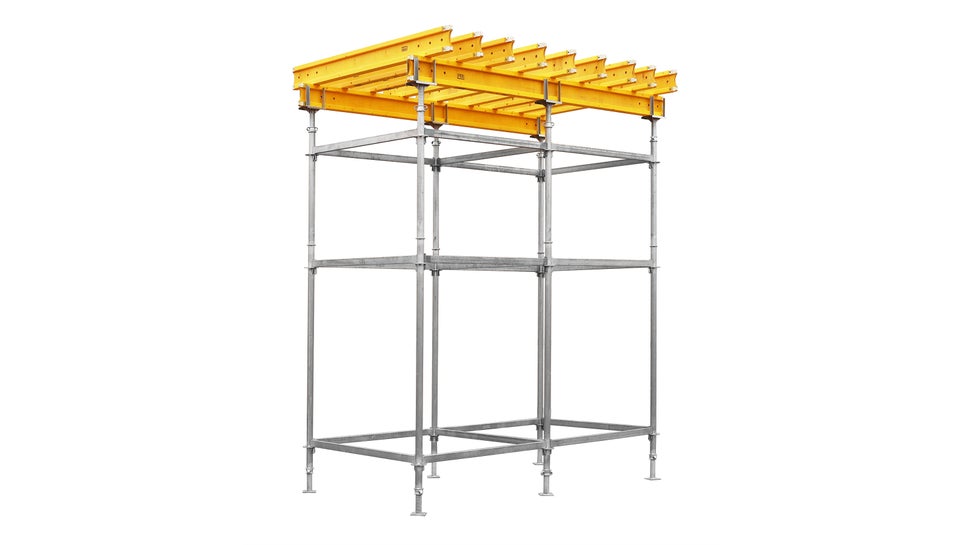 Модульная система опалубки перекрытий объемной формы.