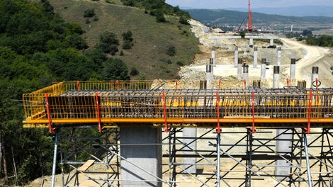 Подготовка за бетониране на ригели