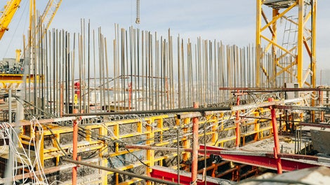 Для безопасности работы с TRIO ST в системе предусмотрены подмости для бетонирования.