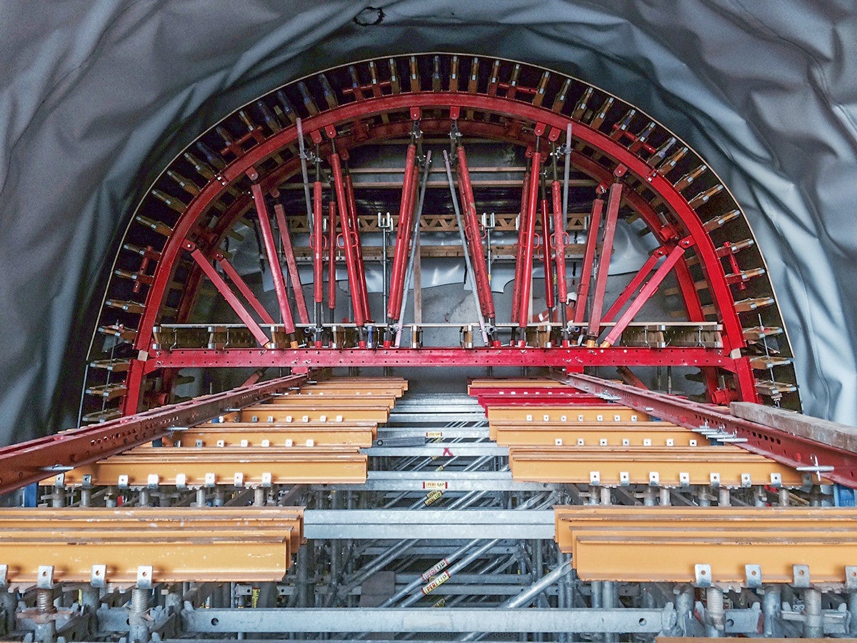 Project-related solutions to provide a safe working platform for formwork setting and concrete pouring operations.