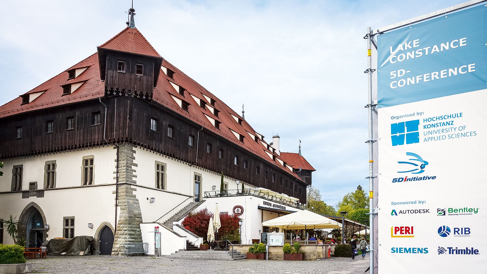 Organized by Hochschule Konstanz University of Applied Sciences (HTWG), the 5D conference on IT-based project management in the construction industry was held for the third time. The conference took place in the event facilities of the Council of Constance. (Photo: RIB)