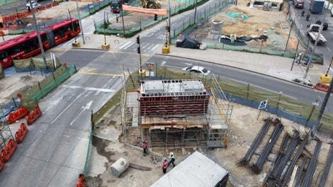 Cabecero Tipo 2 encofrado con sistema LIWA 