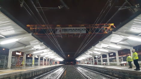 Pasarela provisional, Estación de Orcasitas