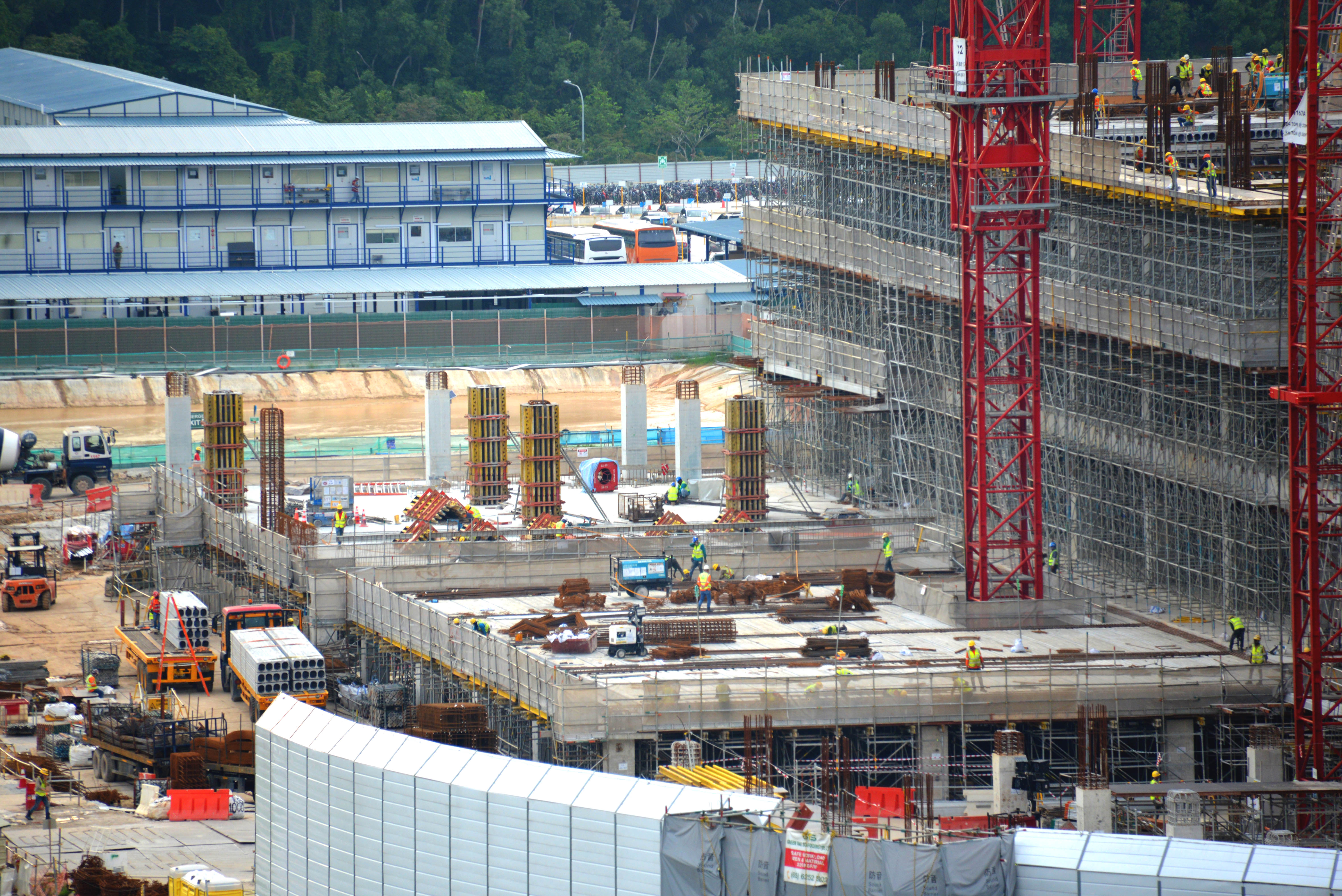 Overview of site progression in July 2025