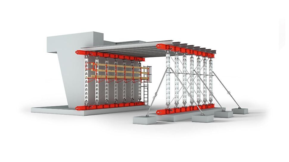 PERI Schwerlaststütze HD 200 - die leichte Stütze für Lasten bis zu 200 kN<br/>