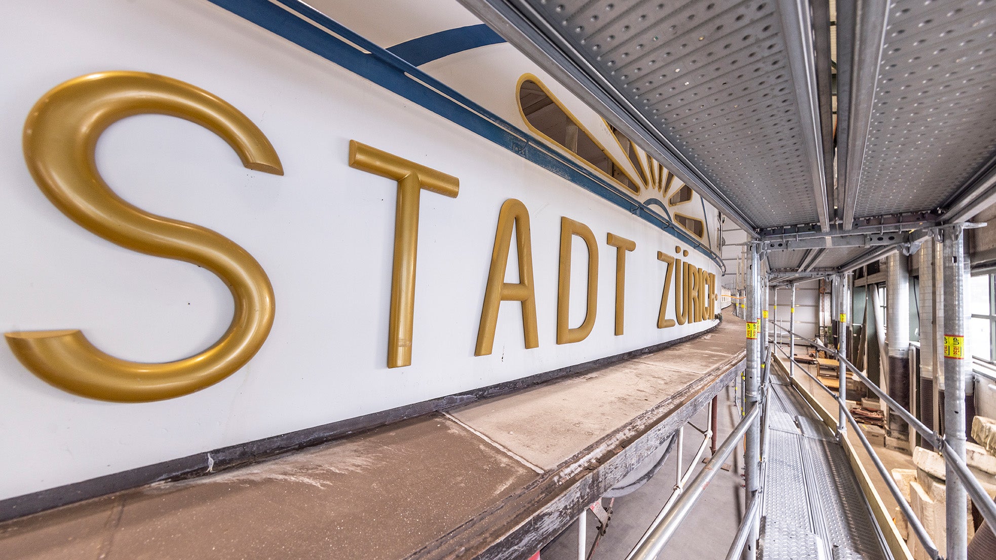 “Stadt Zürich”, the oldest steamboat of Lake Zürich was built in 1909. Over the years the ship underwent several modernisations and upgrades. Now listed as a protected cultural property of Switzerland.
