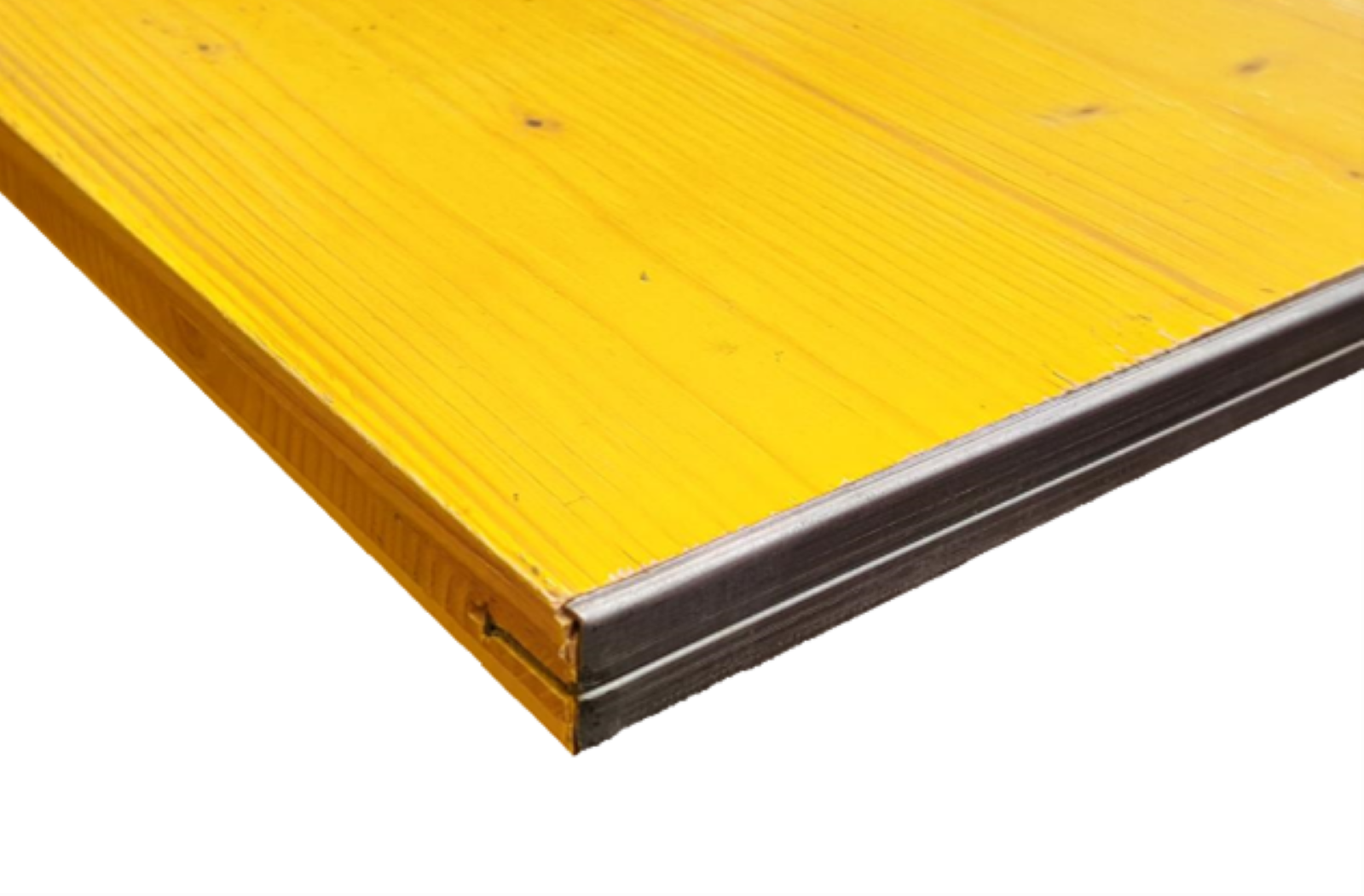 Troslojna oplatna ploča sa zaštitnim slojem melaminske smole u žutoj boji, sa WBP tehnologijom lepljenja (water boiled proofed). 