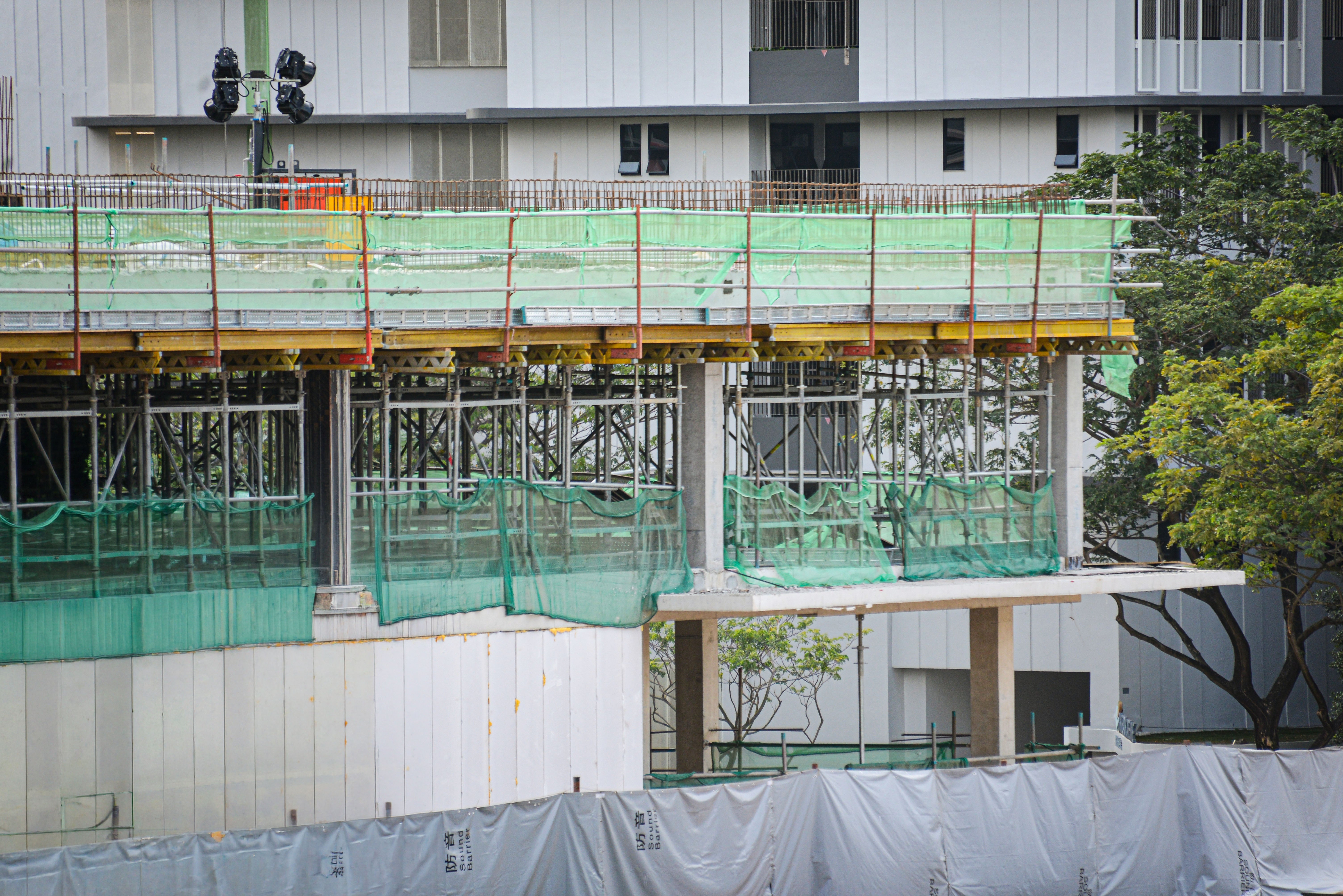 PERI UP MD (PS100 Shoring) providing shoring support for 3rd level casting
