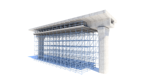 Устойчивая и гибкая система лесов с высокой несущей способностью