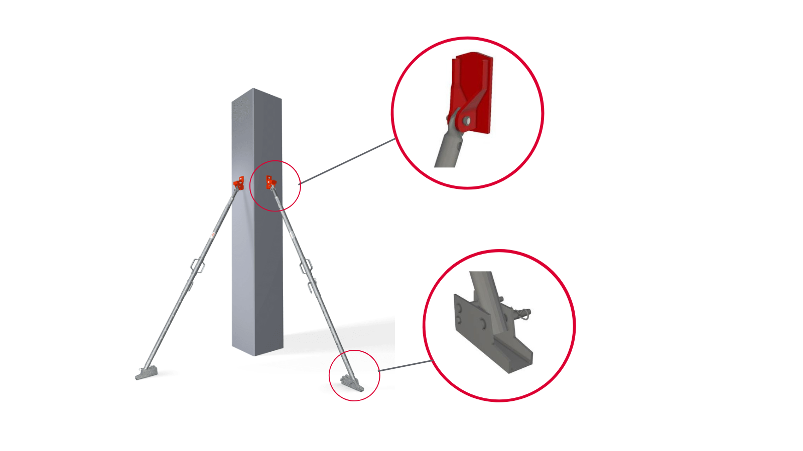 RS Skråstøtter - Prefabrikerte elementer