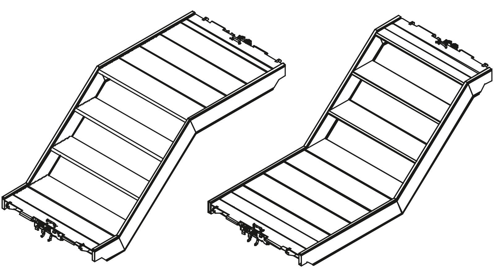 Gerüsttreppe UAS 75 x 150/50 S<br/>Gerüsttreppe UAS 75 x 150/50 T