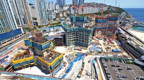 해운대 엘시티 복합개발사업, 해운대구, 부산시 (2016.08)