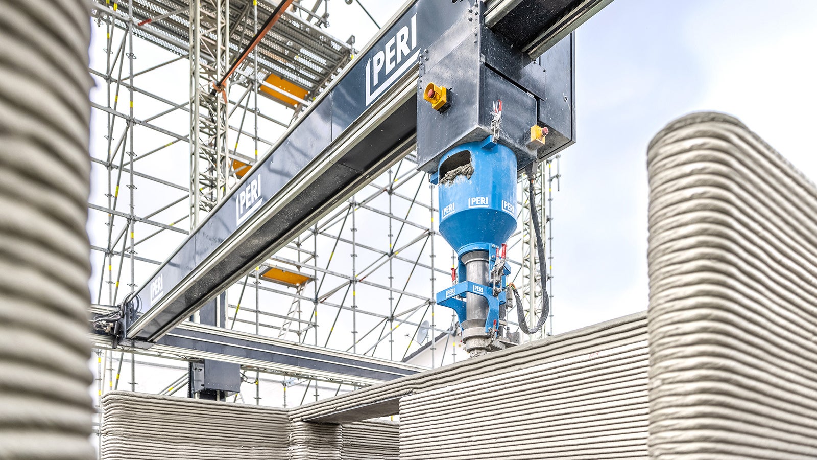 3D construction printing process and -results