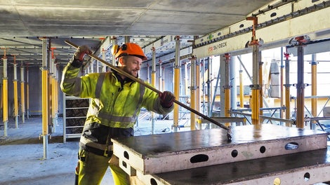 Rengöring av SKYDECK på Kvarteret Sofia