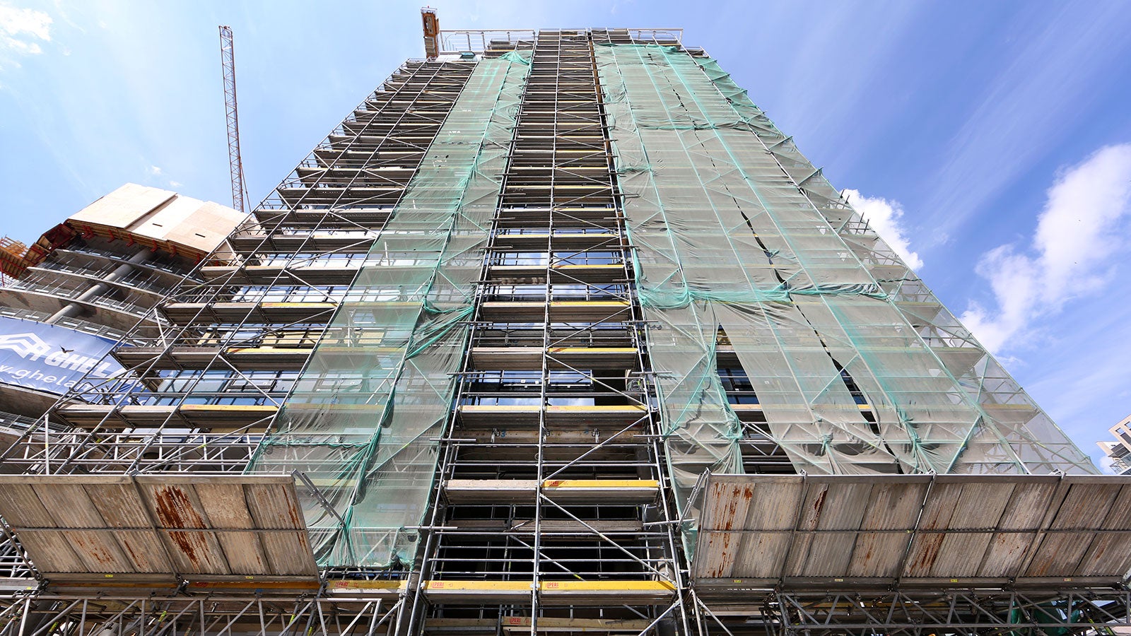 Warsaw Spire Rusztowania