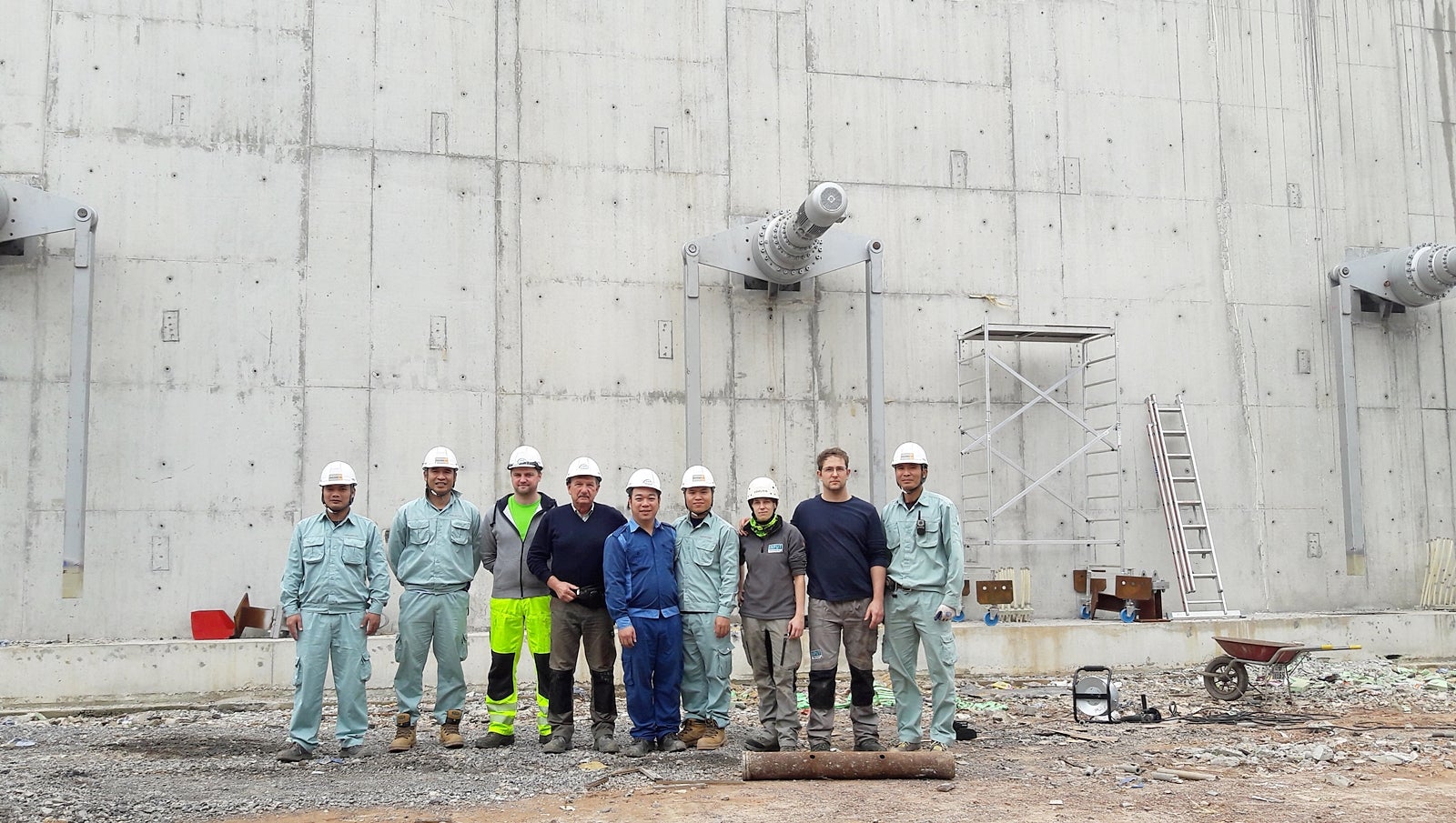 Engineers of Vinaconex E&amp;C with Experts and Consultants from Germany 