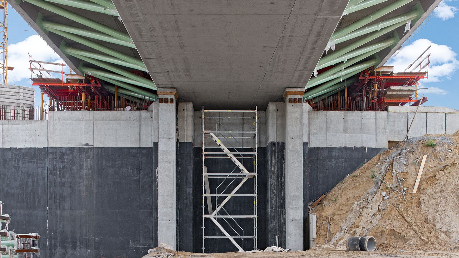 Widok wykonanego segmentu.<br/>