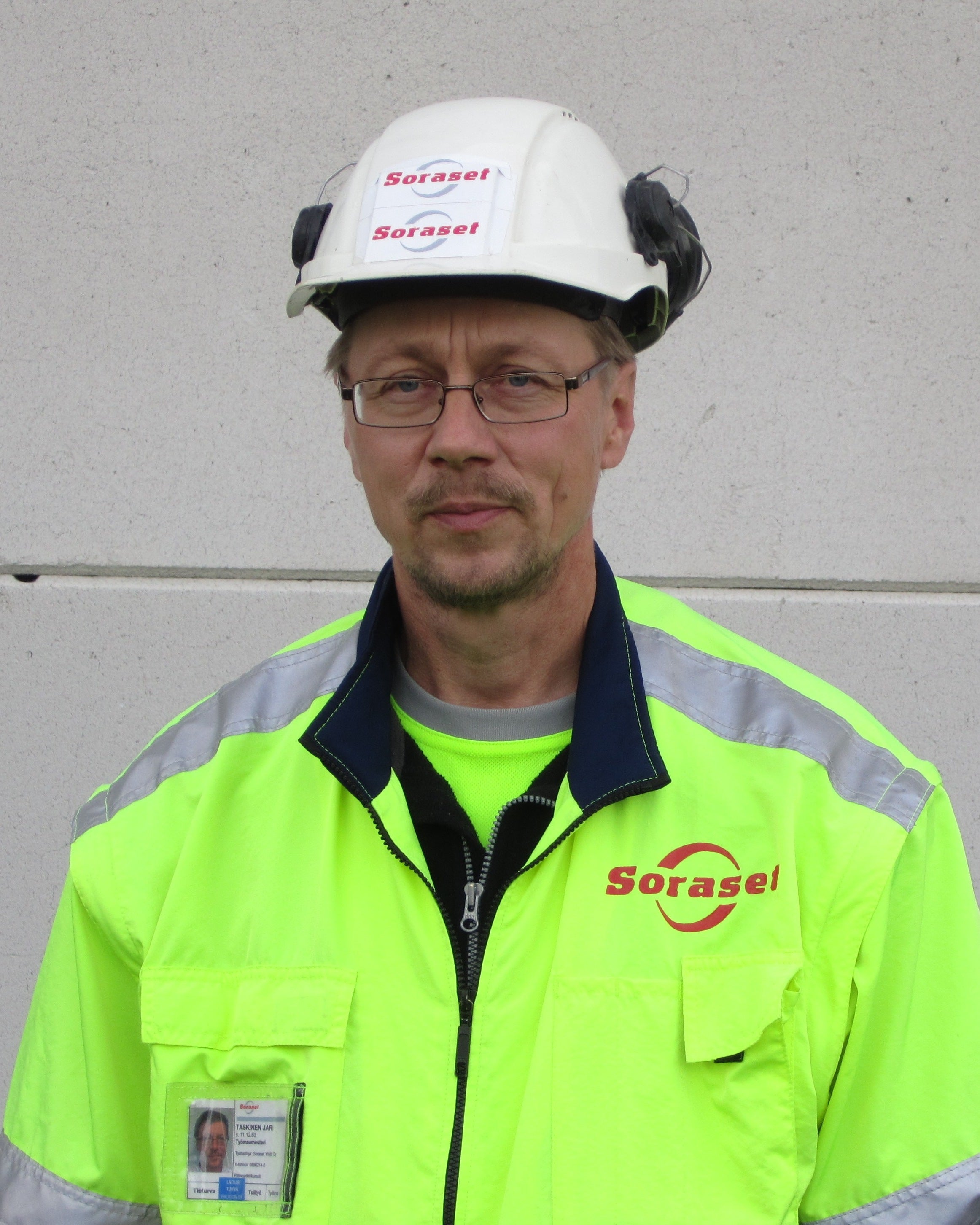 Vastaava työnjohtaja, Soraset Oy