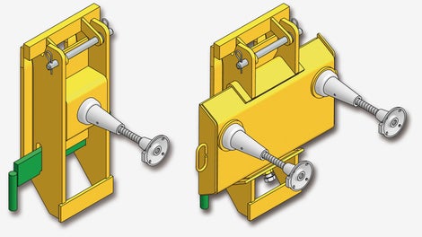 Vysoká únosnost kotvy PERI umožňuje šplhání krátce po betonáži. Volba optimální botky a typu kotvy probíhá podle specifických požadavků projektu.<br/>