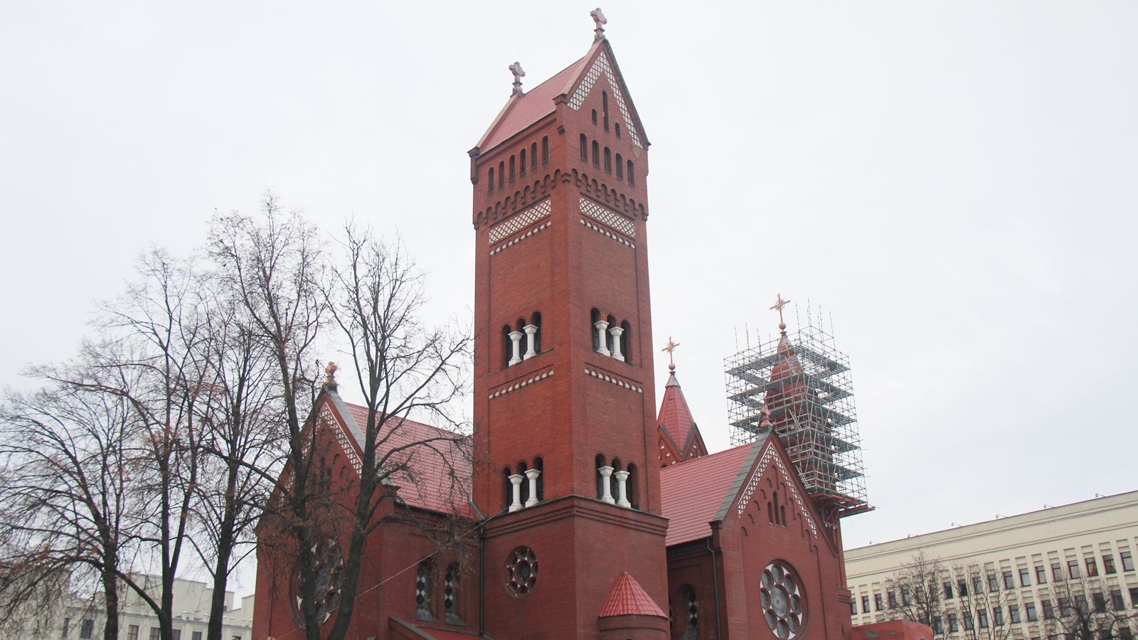 Реставрация костела святого Симеона и святой Елены, г. Минск 