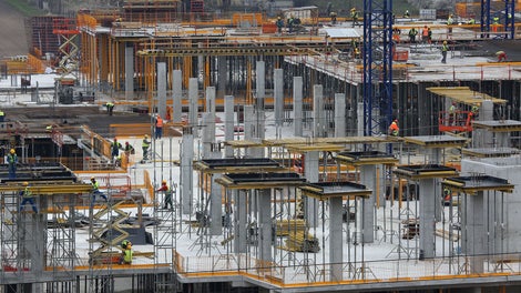 Dostawy deskowań i rusztowań PERI w trybie "just in time" pozwoliły zoptymalizować fronty robót Galerii Północnej w Warszawie