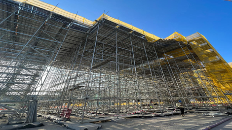 Each leg of the PS 100 shoring system can support loads of up to 100 kN