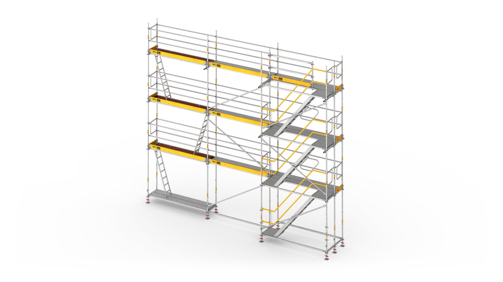 Schodiště PERI UP s šířkou 67 cm