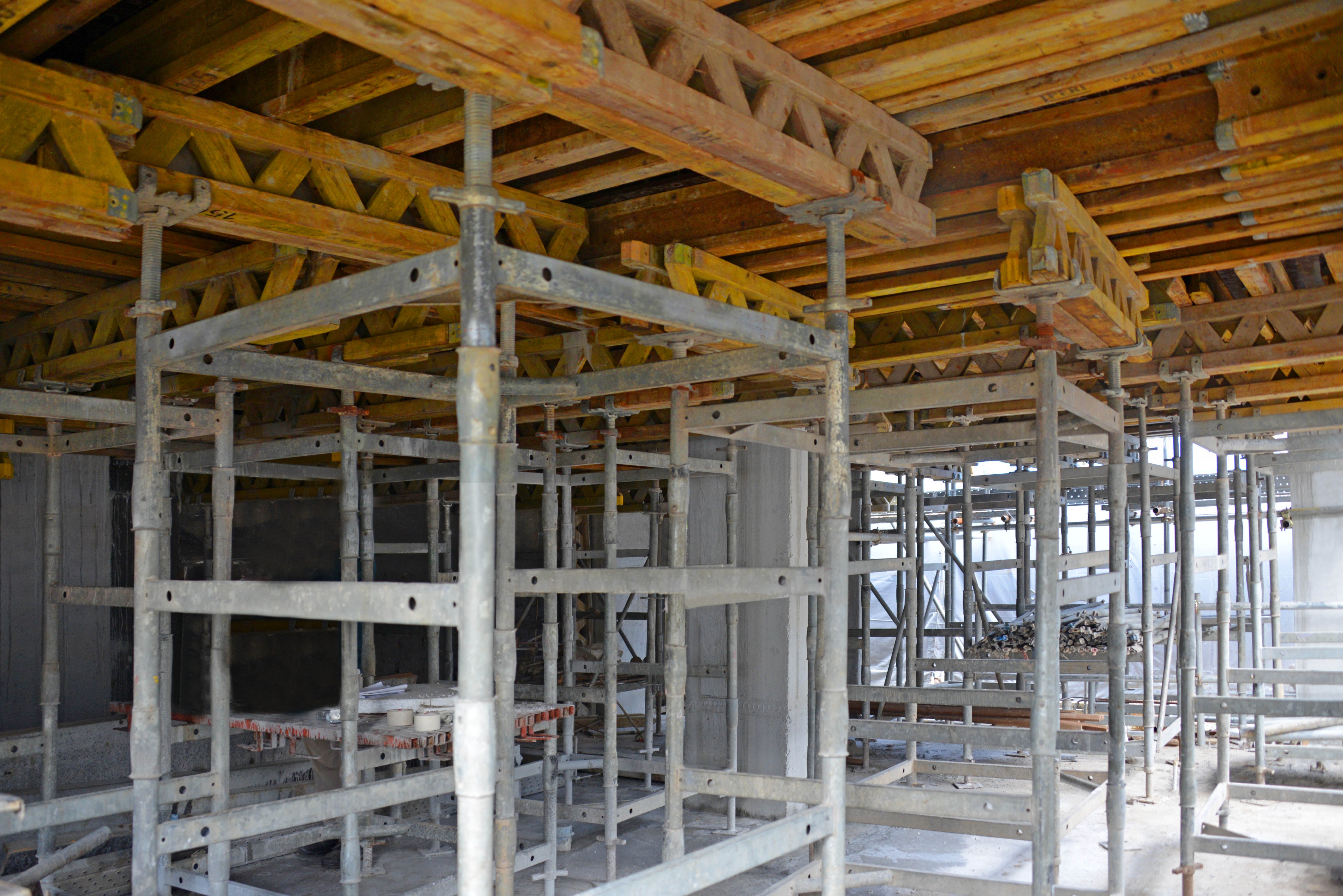 95m2 of ST100 shoring for first storey