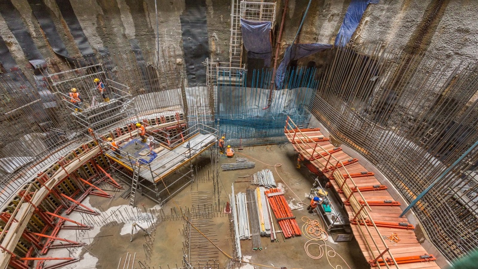 MRT Line 2 Kampung Pandan Roundabout Intervention Shaft 2 and 3