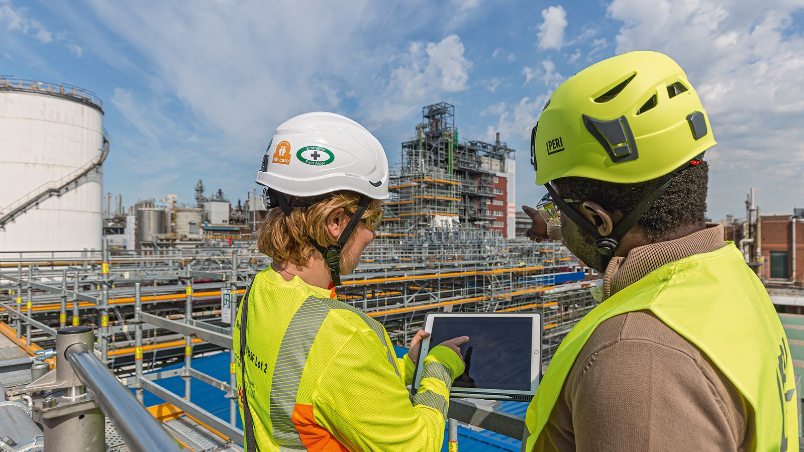 Planificarea schelelor de ultimă generație, bazată pe BIM, și sistemele PERI inovatoare au fost esențiale în construcția noului complex de prelucrare a vitaminei A la BASF SE din Ludwigshafen, Germania.