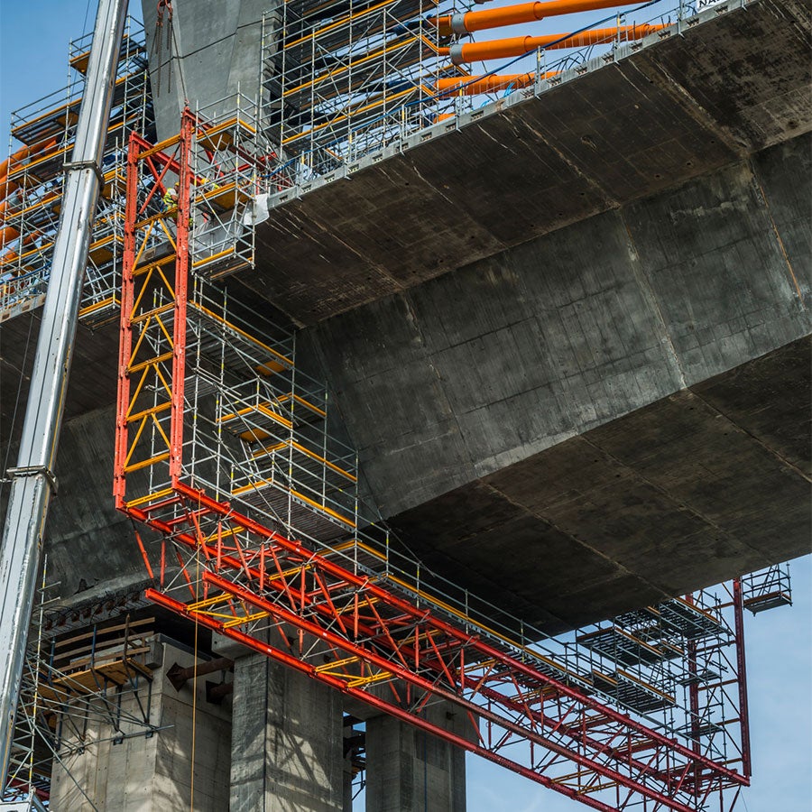 Widok wózka w końcowej fazie montażu