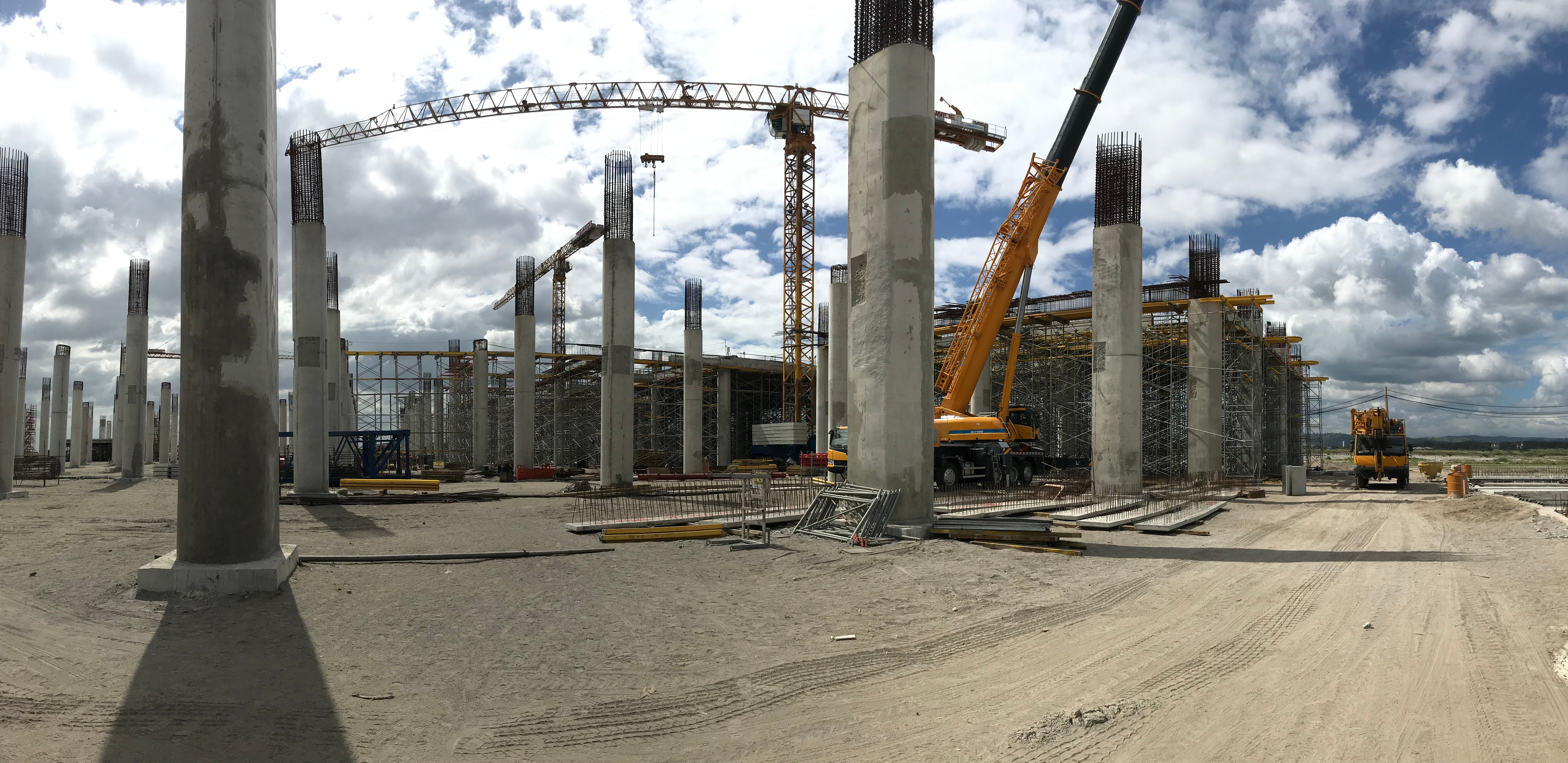 The project involves the construction of new 82, 600 SQM passengers terminal building, to cater a capacity of 8 million passengers per annum.