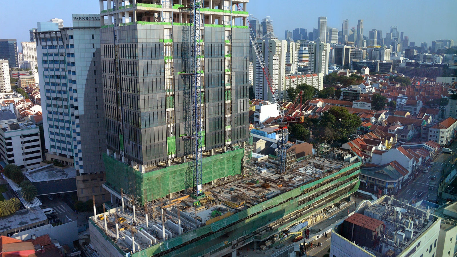 Birds eye view of Centrium Square at Serangoon Road