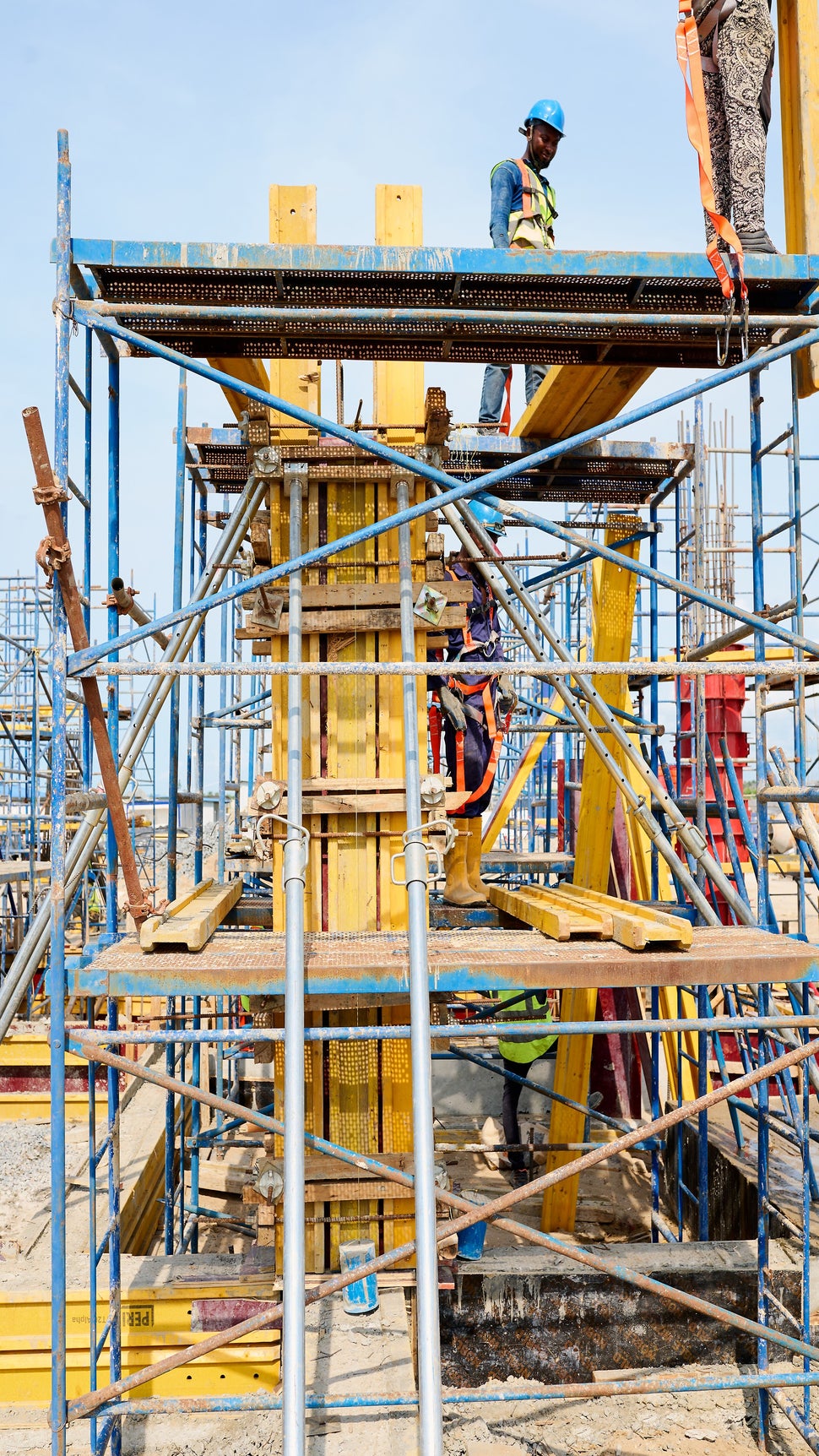 Construction of office complexes in Lekki Free Trade Zone with Handset Alpha 