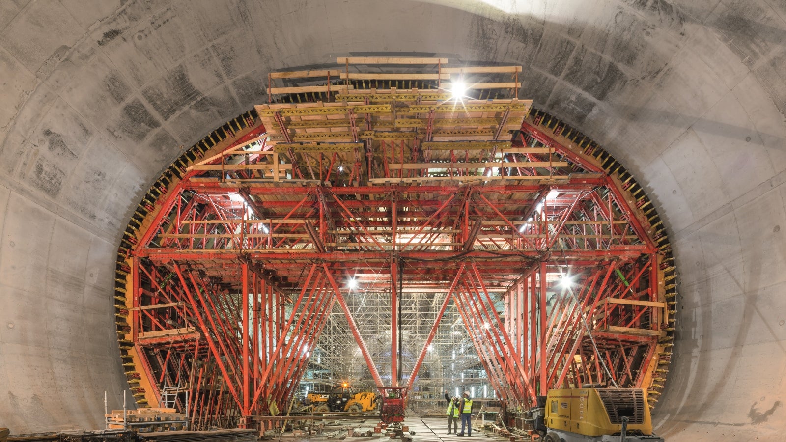 Carro de cofragem de aço de fabrico especial